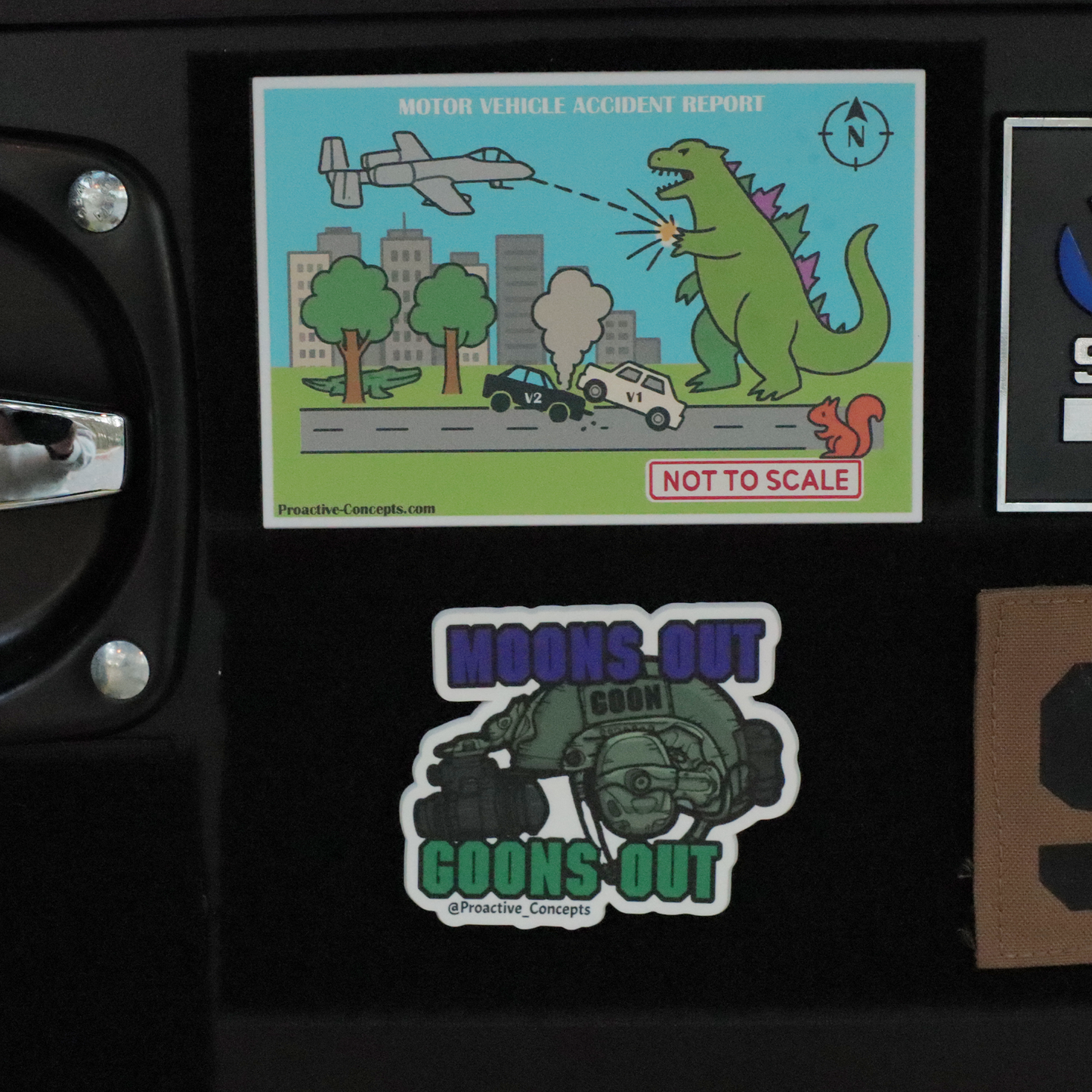 Not To Scale - PVC VELCRO PATCH