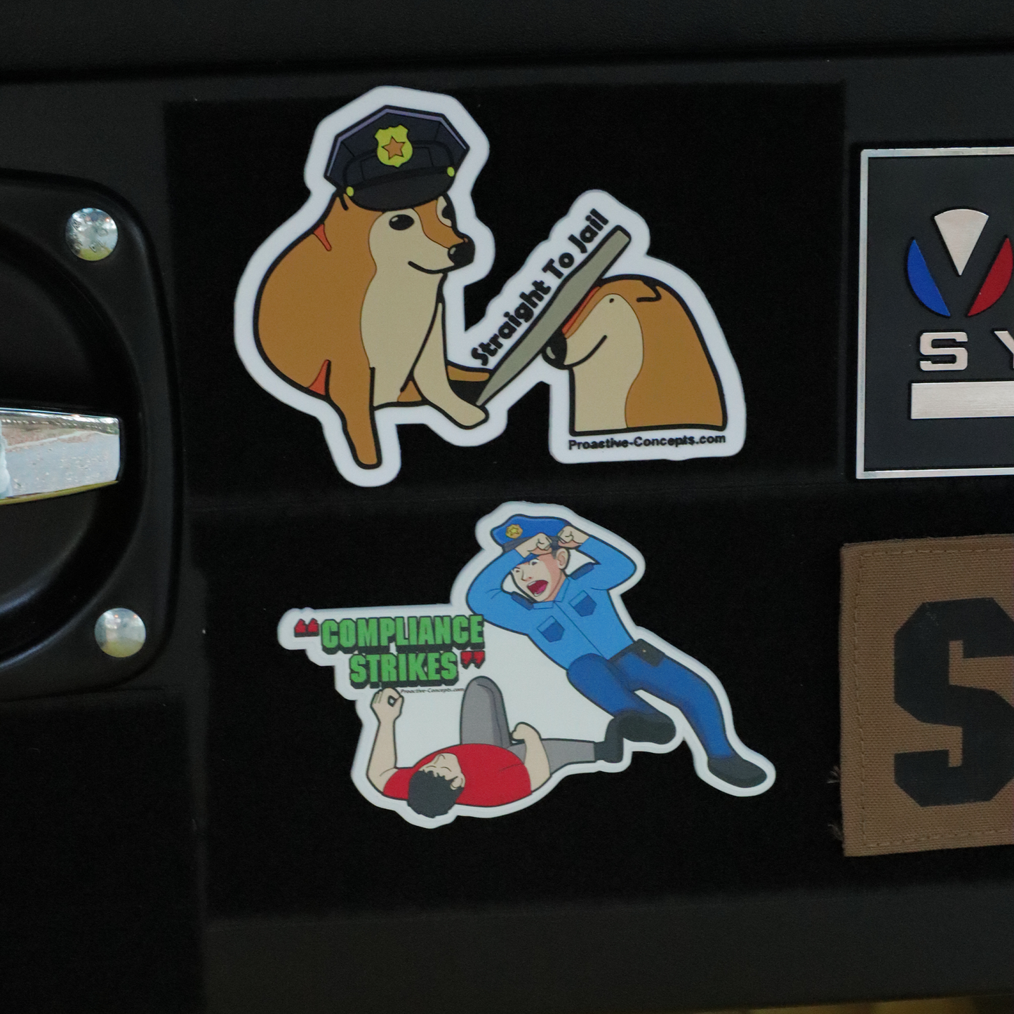 Compliance Strikes - PVC VELCRO PATCH