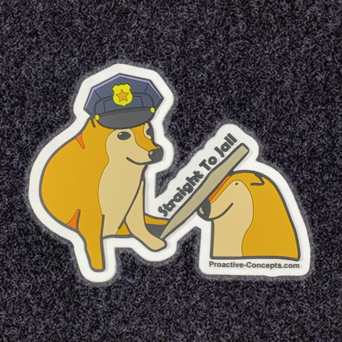 Straight To Jail - PVC VELCRO PATCH