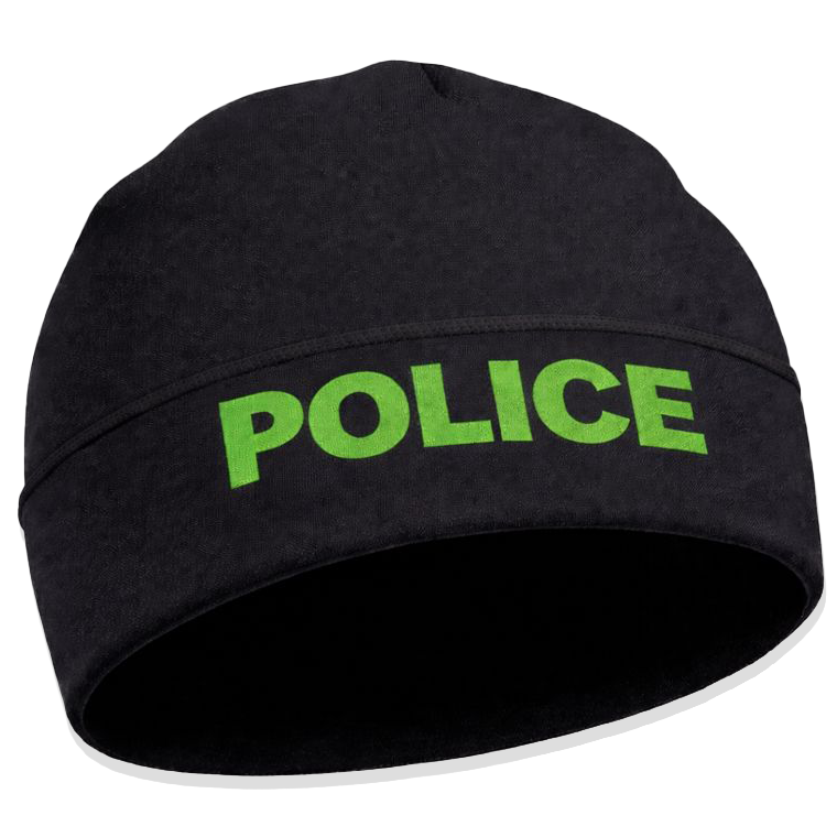 Black Police Beanie