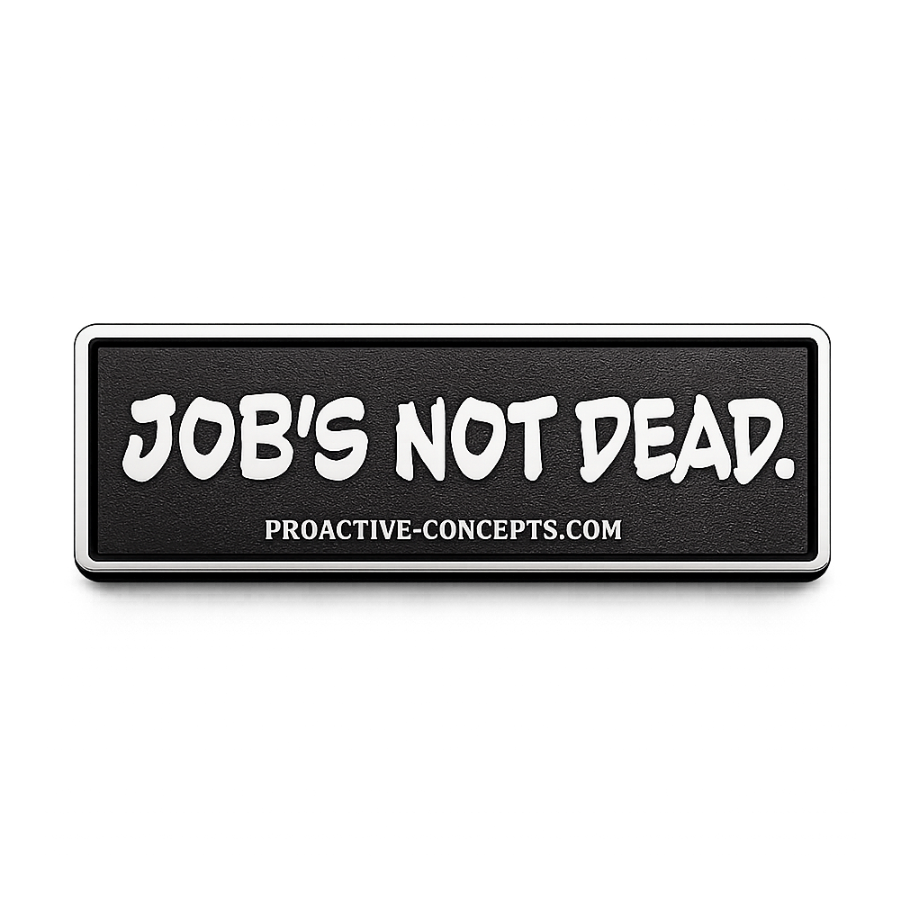 JOB'S NOT DEAD - PVC PATCH