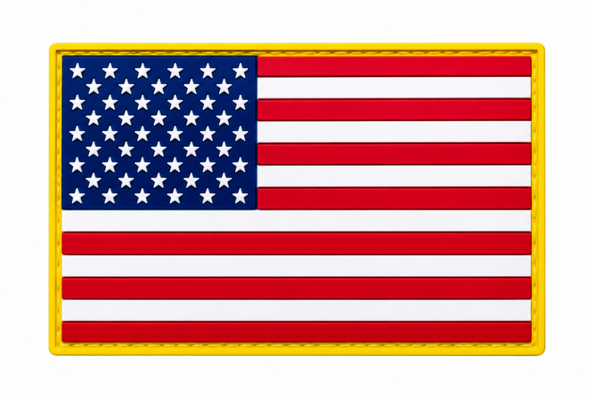 American Flag - PVC VELCRO PATCH