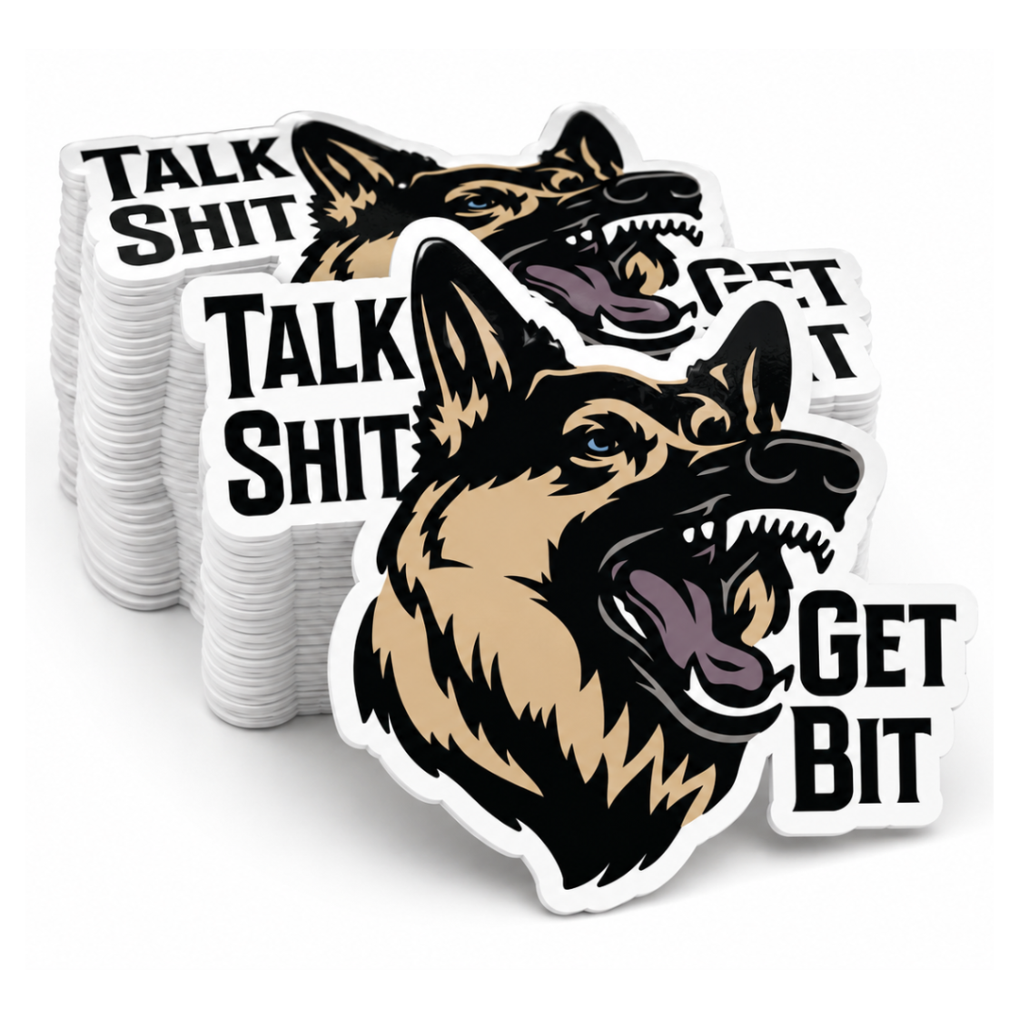 Talk S*** Get Bit - Sticker