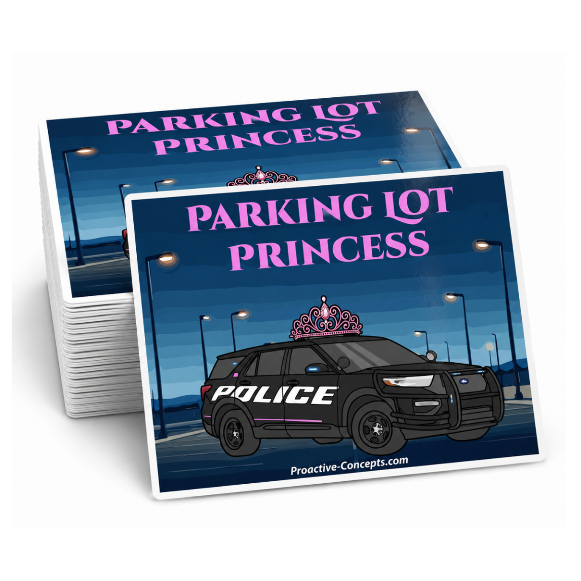 Parking Lot Princess - Sticker