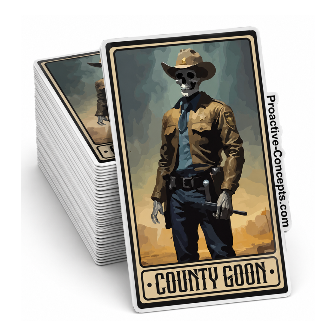 County Goon Card - Sticker