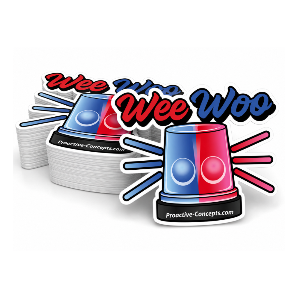 WEE WOO - Sticker