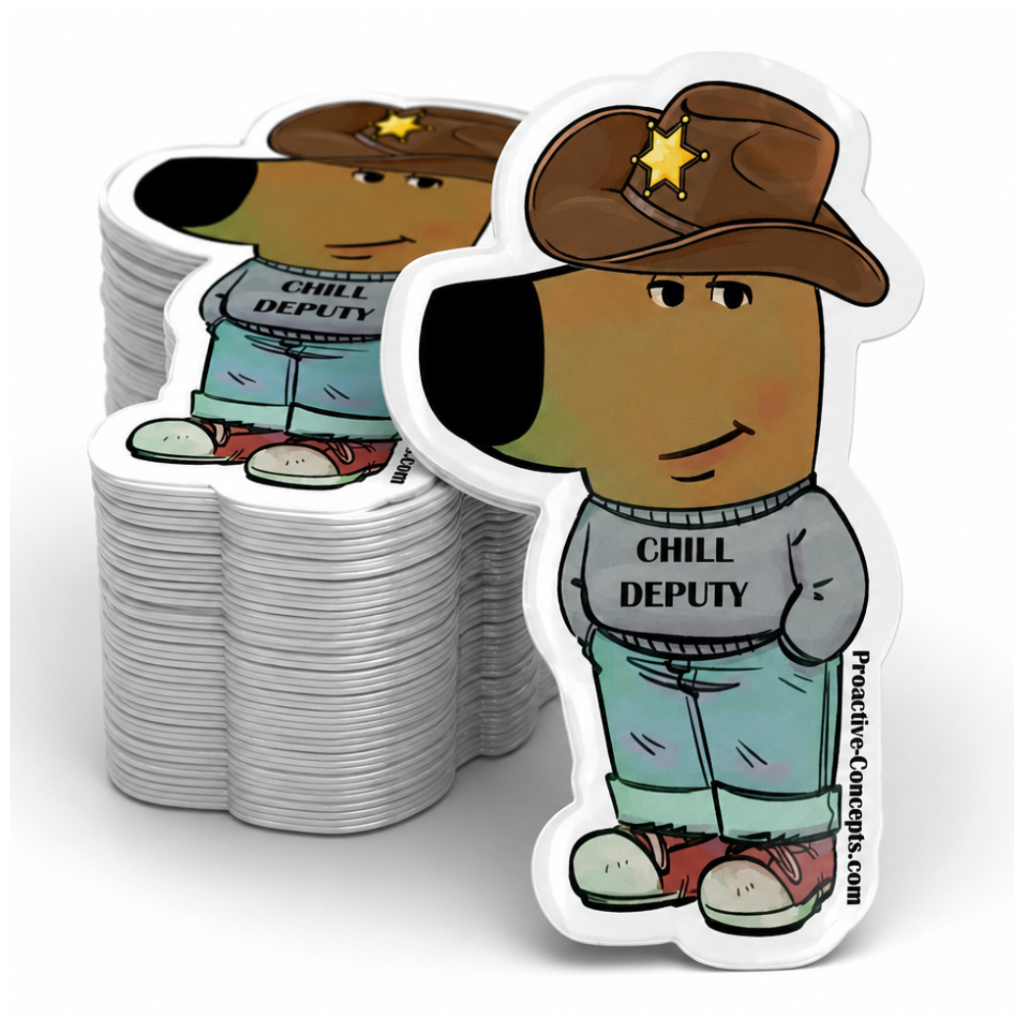 Chill Deputy - Sticker