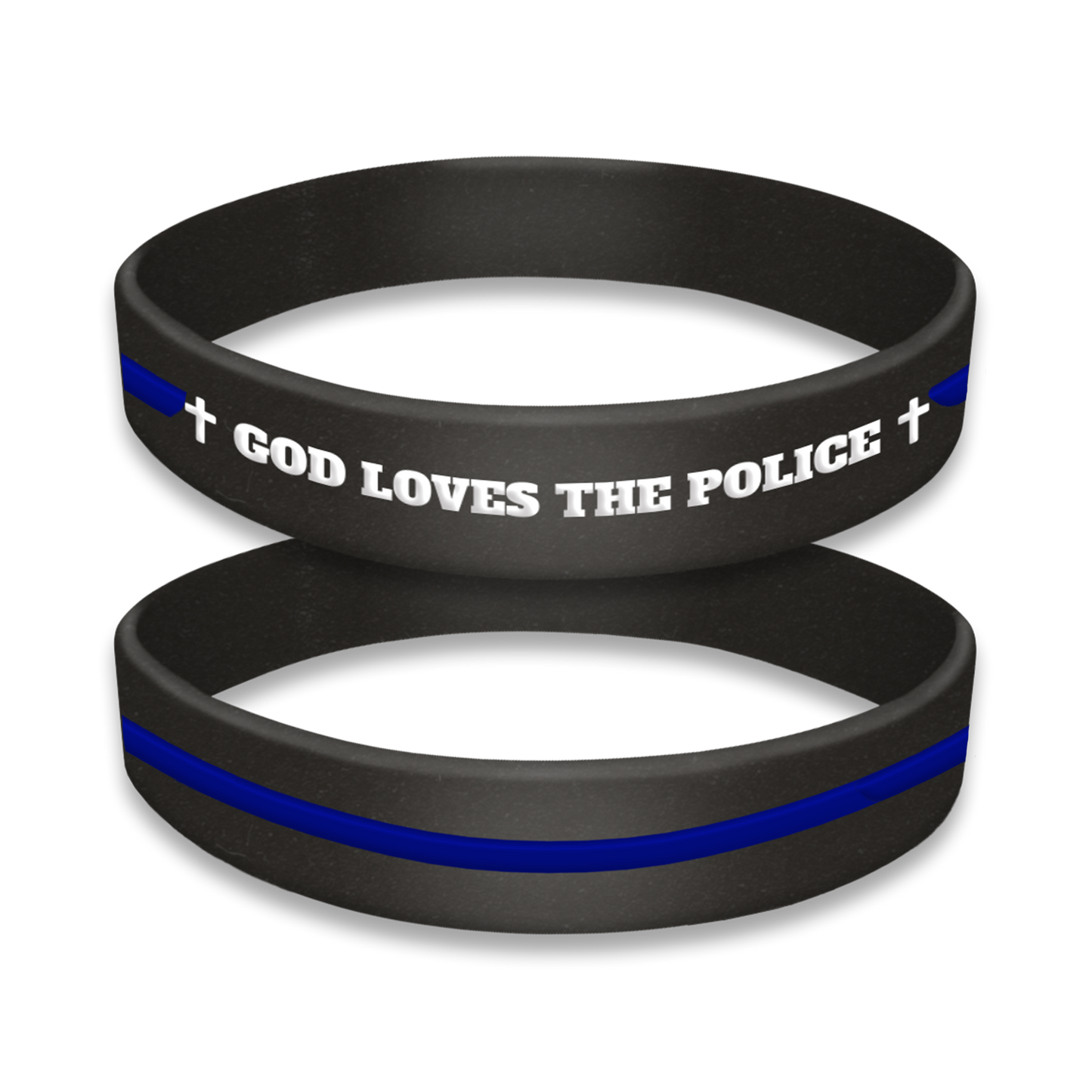 God Loves The Police - Wristband