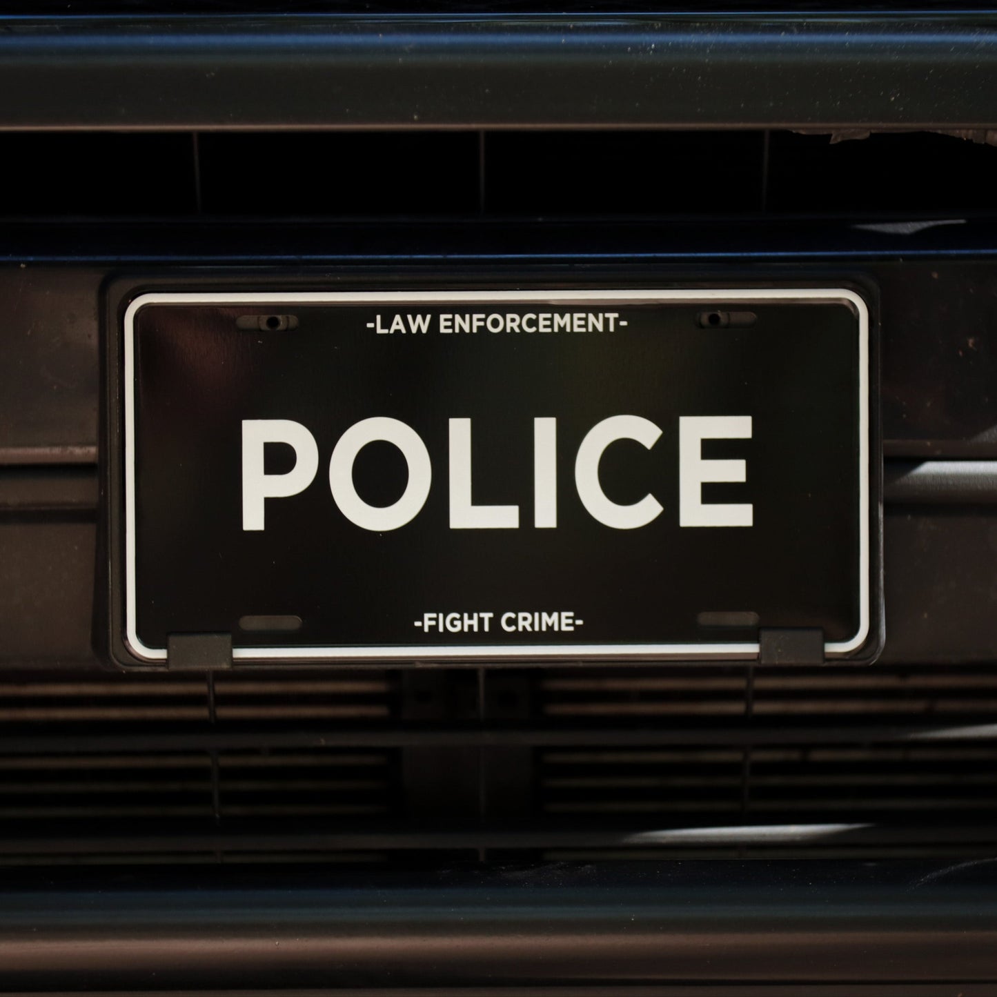 "POLICE" - License Plate