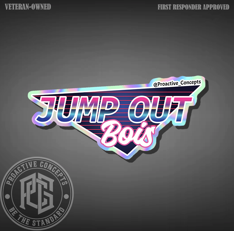 Jump Out Bois - Sticker