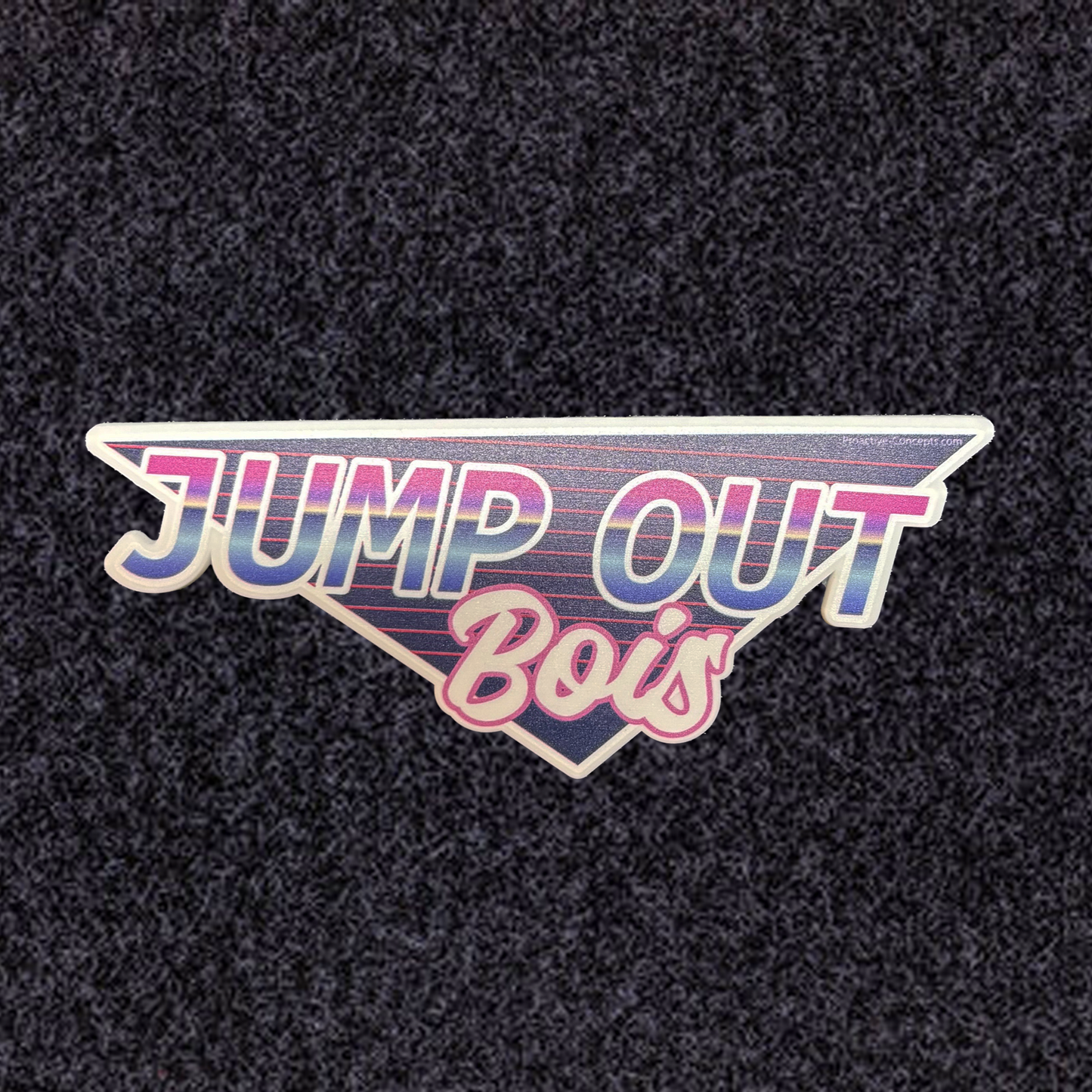 Jump Out Bois - PVC VELCRO PATCH