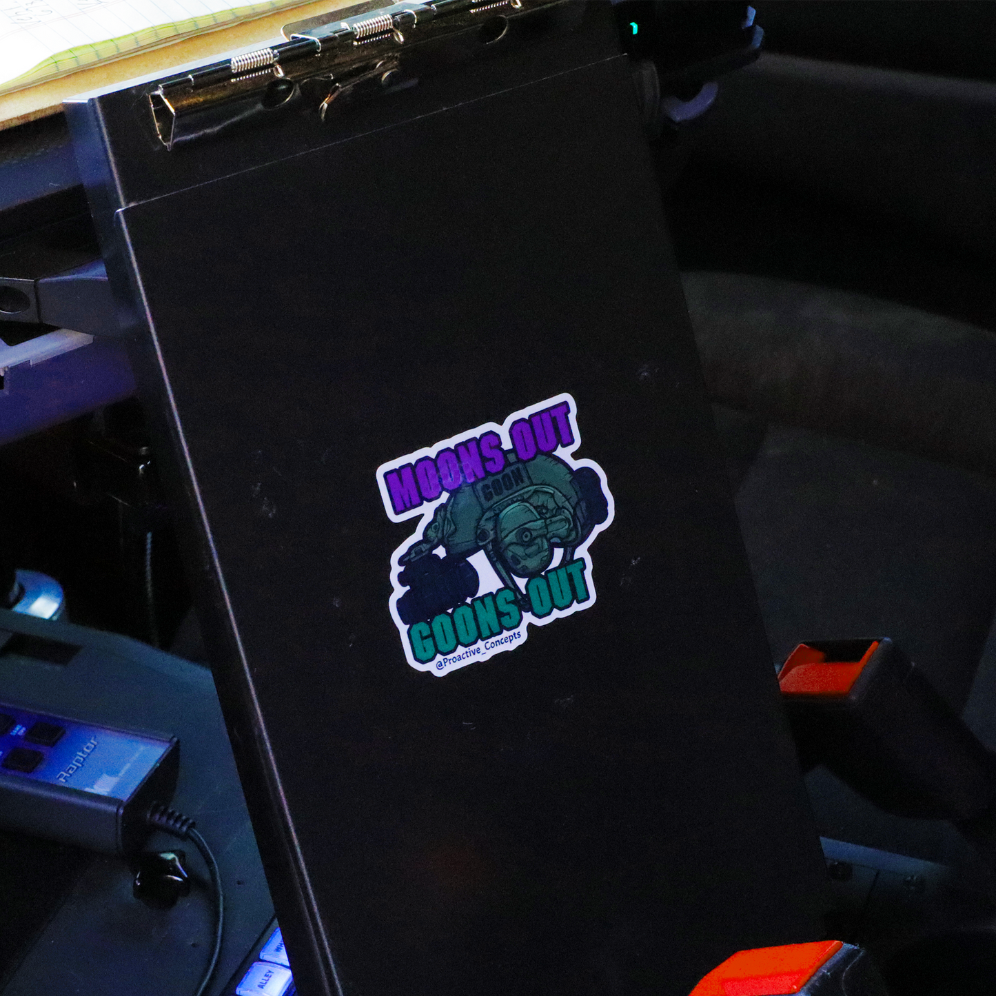 Moons Out Goons Out - Sticker