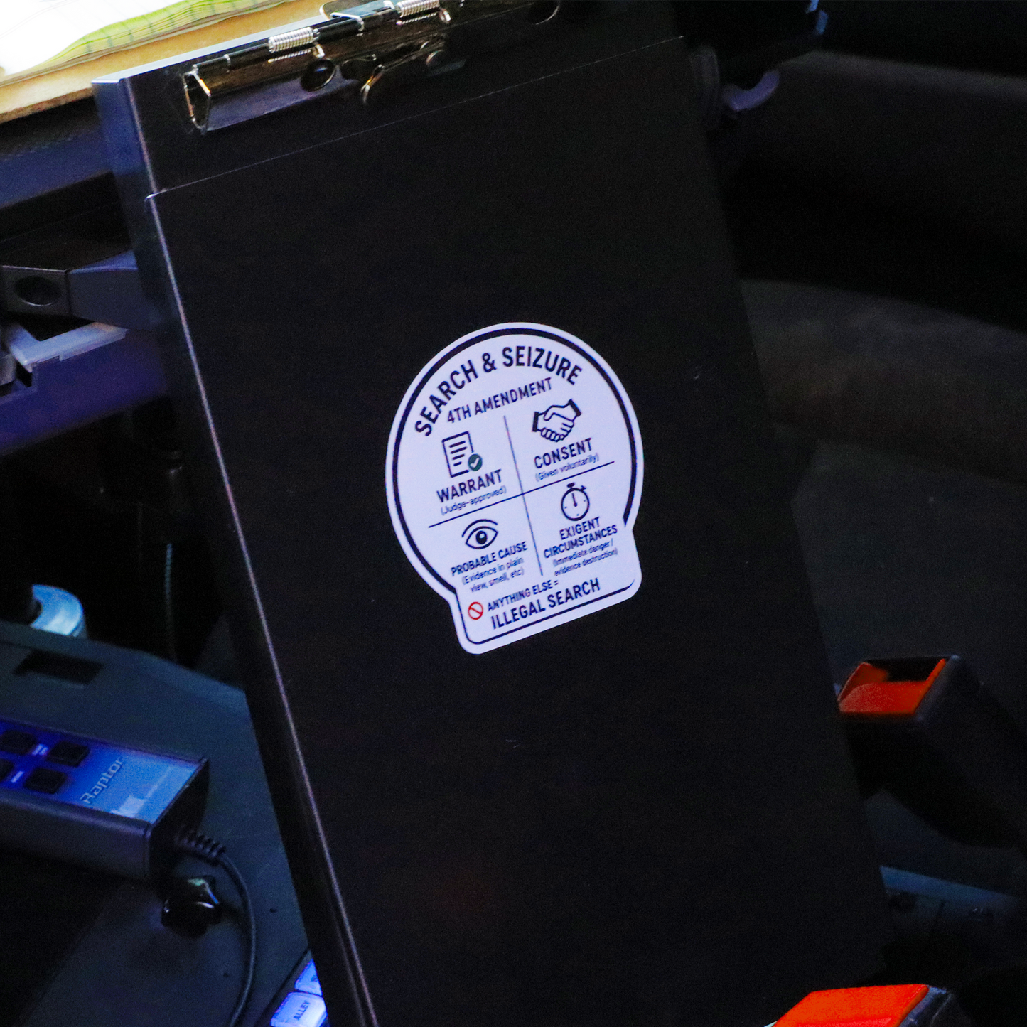 Search and Seizure - Sticker