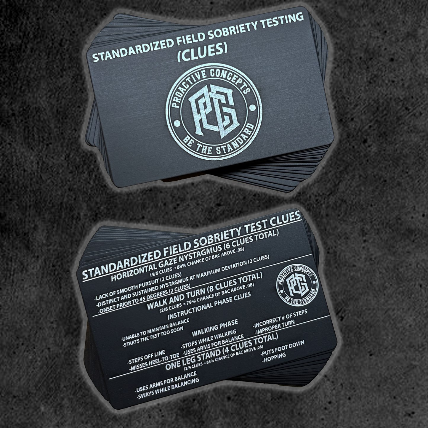 Aluminum SFST CLUES Card