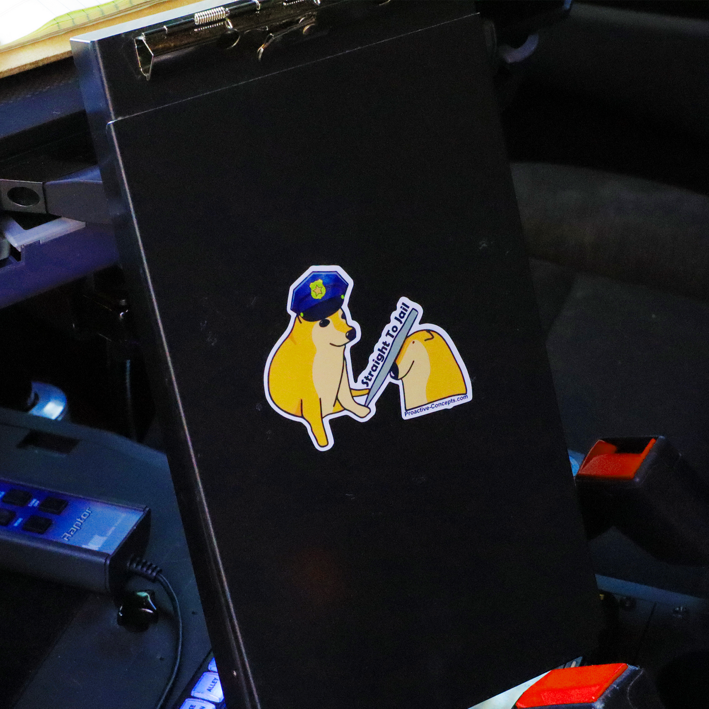 Straight To Jail - Sticker