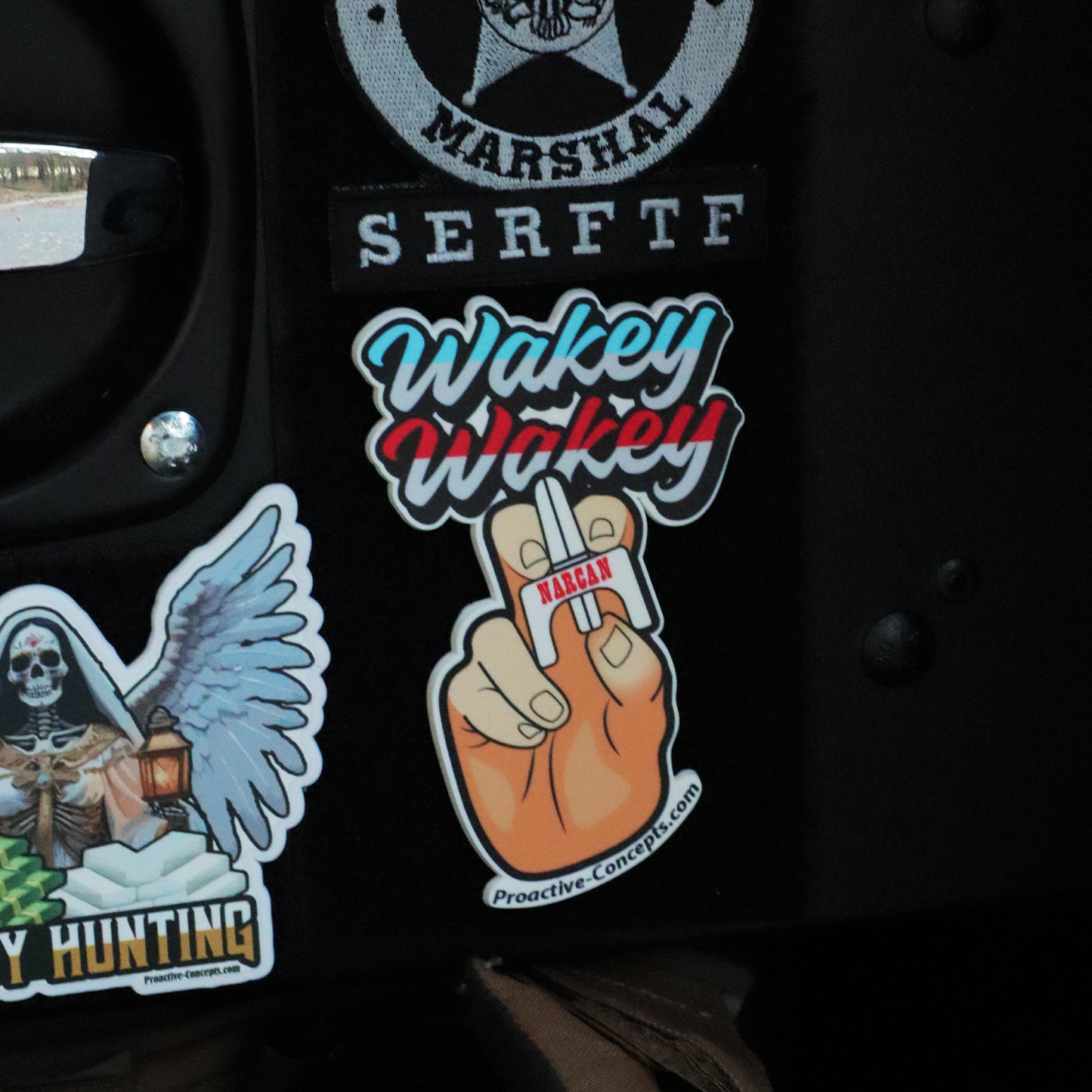 WAKEY WAKEY - PVC VELCRO PATCH