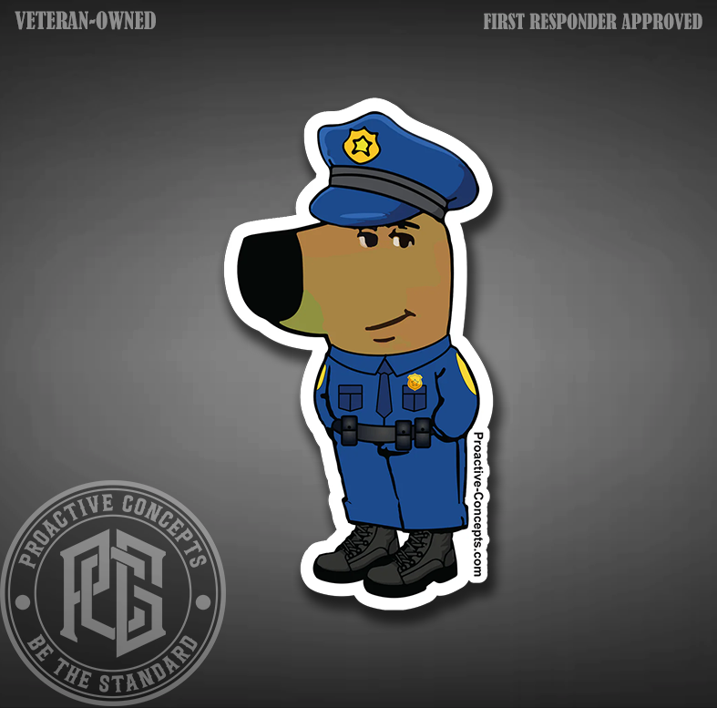 CHILL COP (FULL UNIFORM) - Sticker