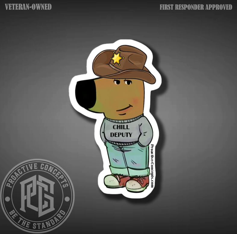 Chill Deputy - Sticker