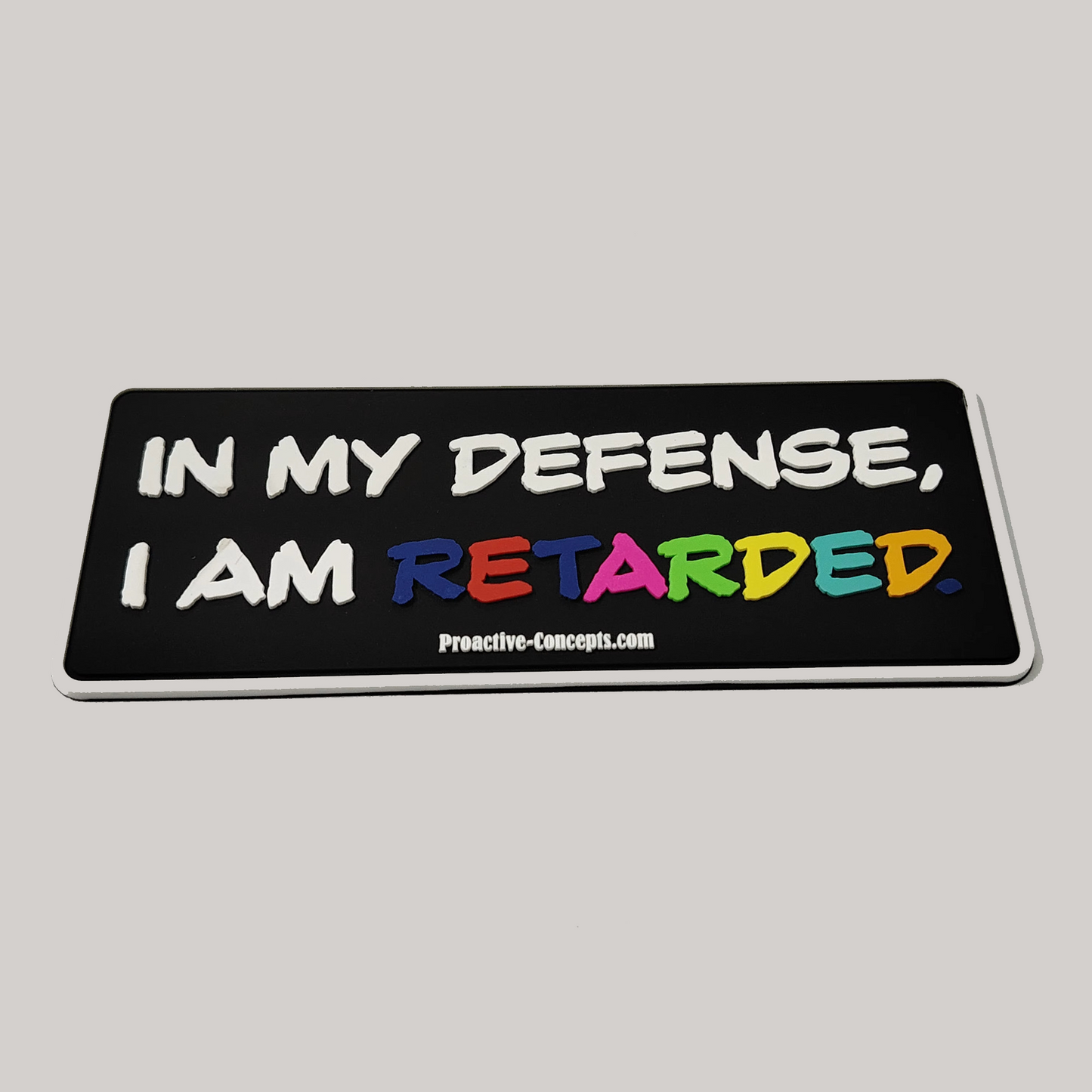 In My Defense - PVC VELCRO PATCH