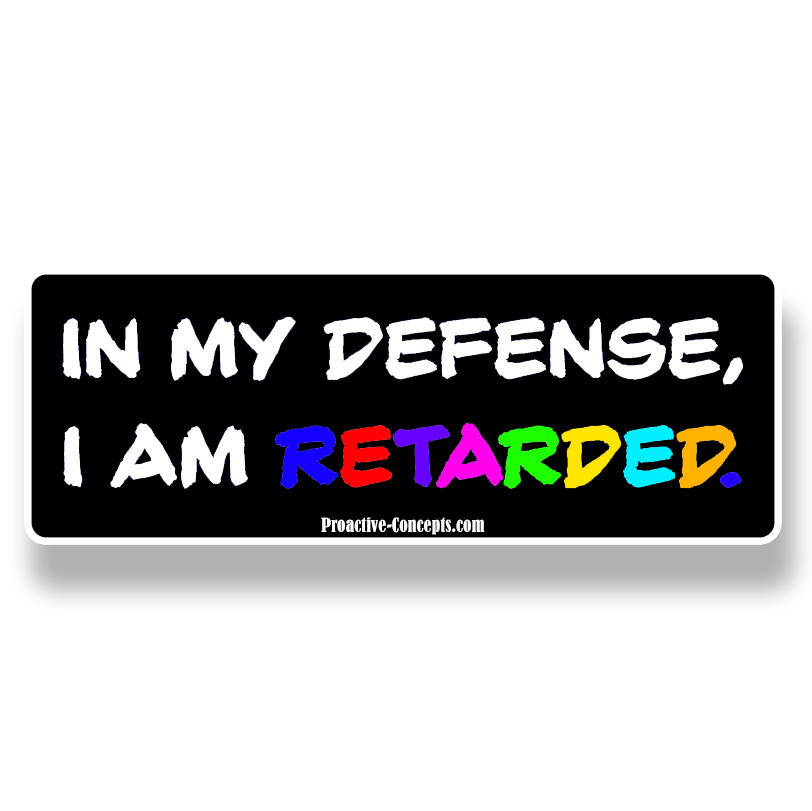 In My Defense - Sticker