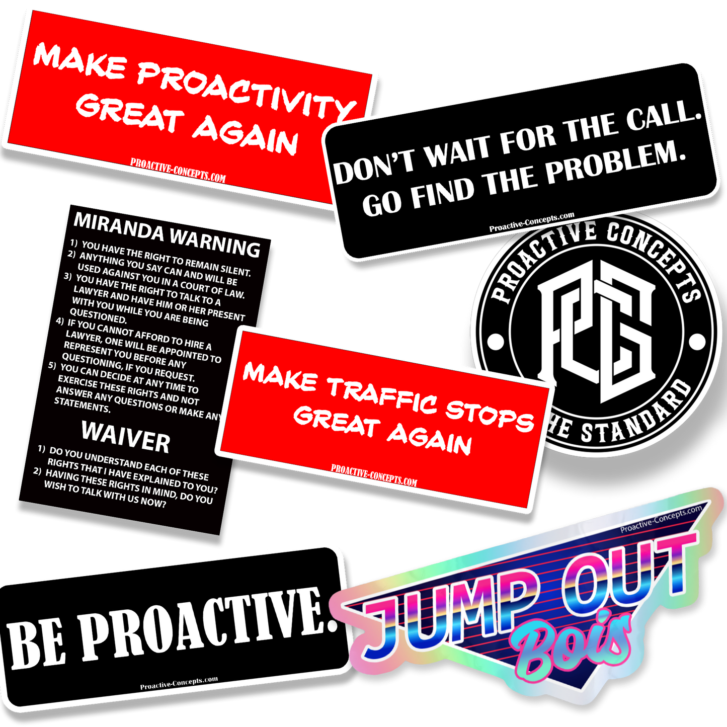 The Proactive Sticker Bundle