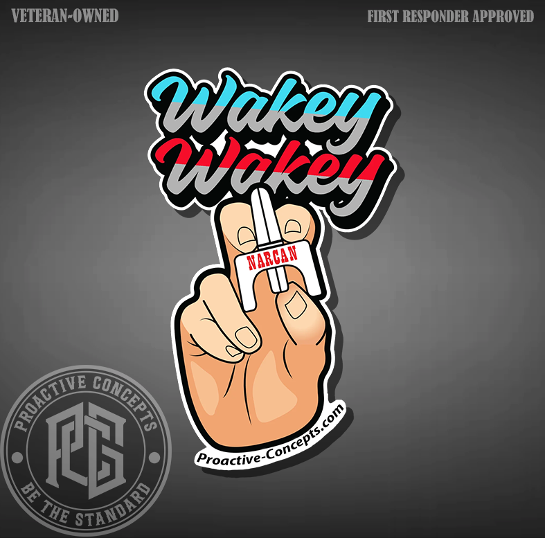 Wakey Wakey - Sticker
