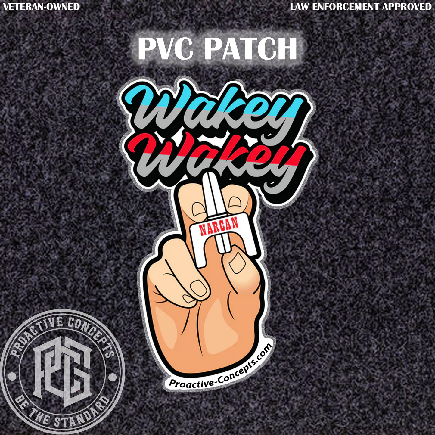 WAKEY WAKEY - PVC VELCRO PATCH