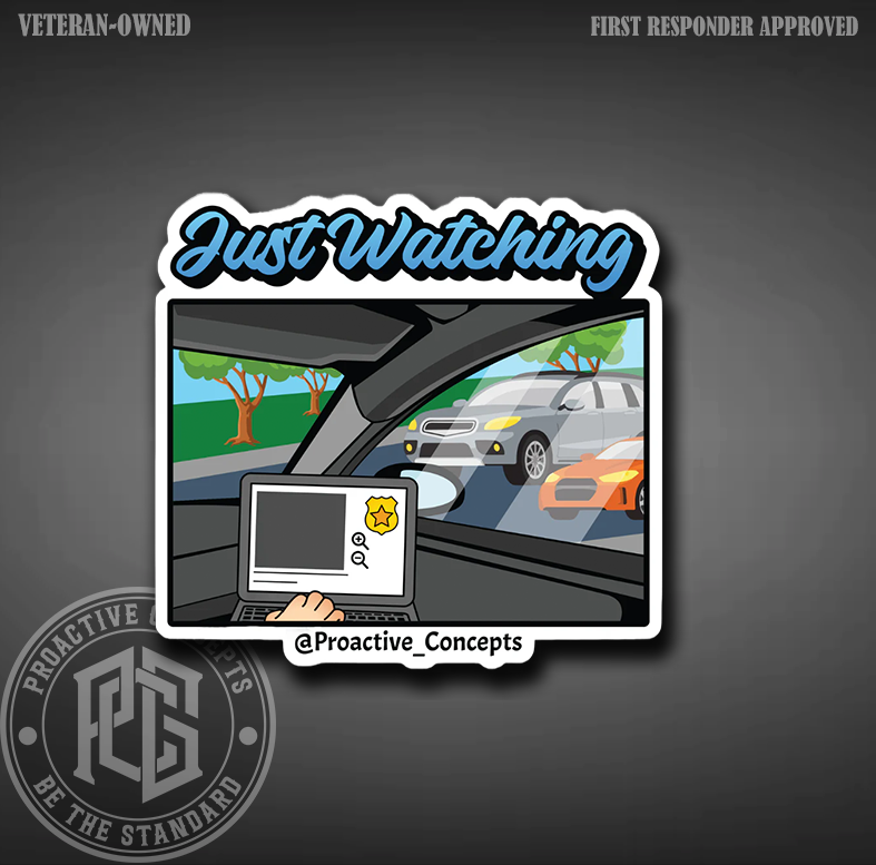 Just Watchin - Sticker