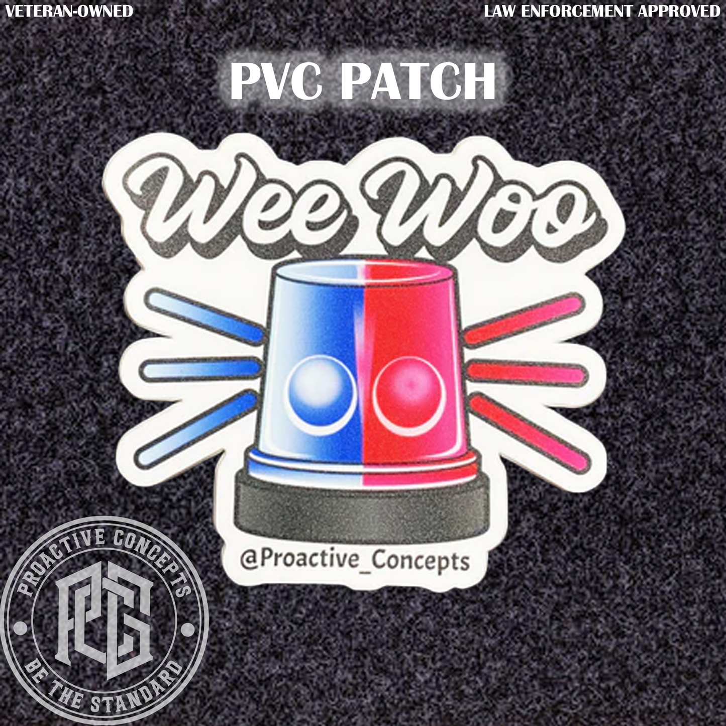 Wee Woo - PVC VELCRO PATCH