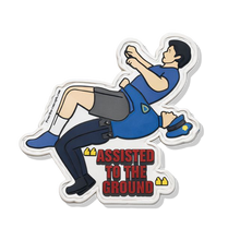 ASSISTED TO THE GROUND - PVC VELCRO PATCH