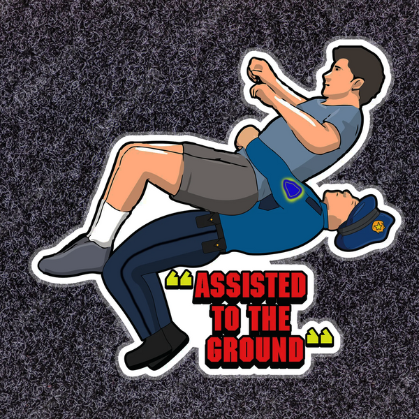 ASSISTED TO THE GROUND - PVC VELCRO PATCH