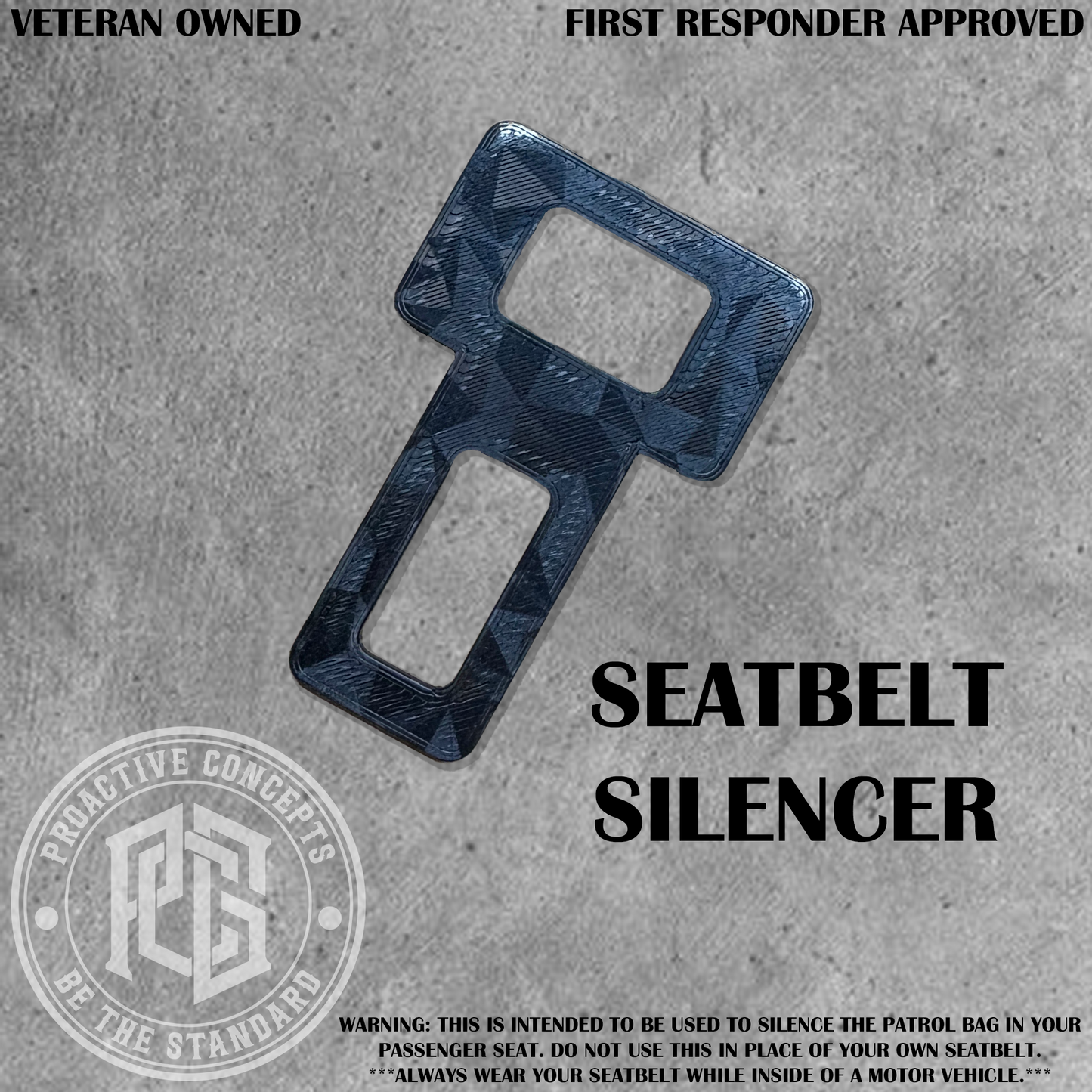 Seatbelt Silencer - Black