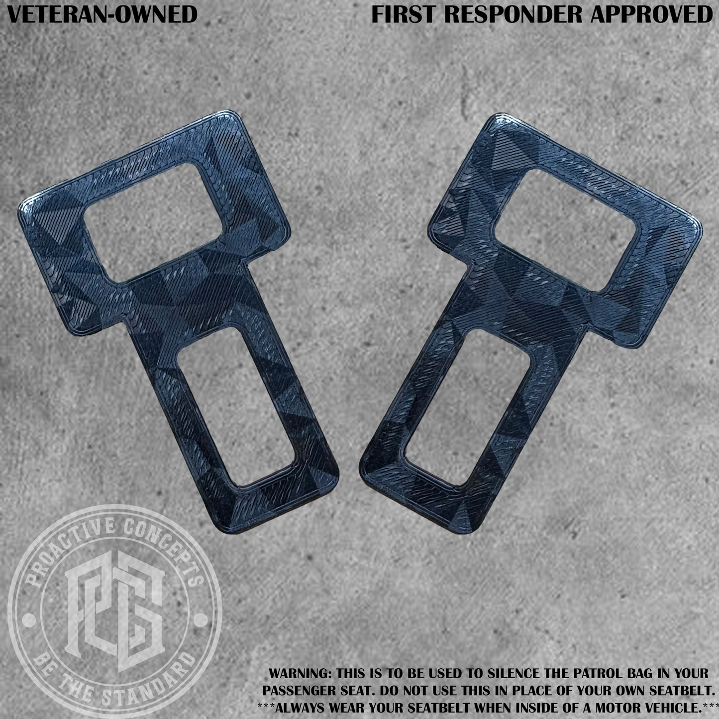 Seatbelt Silencer (3D Printed) (2 PACK)