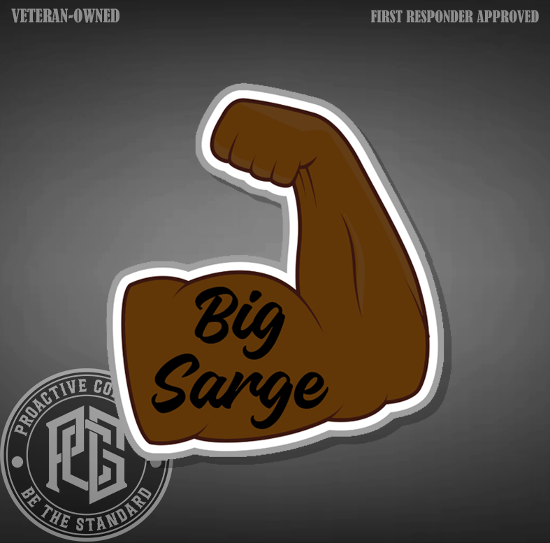 Big Sarge - Sticker