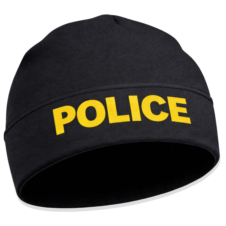 Black Police Beanie