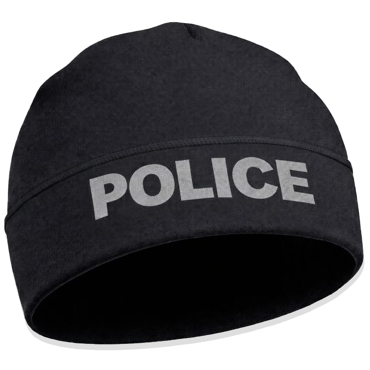 Black Police Beanie