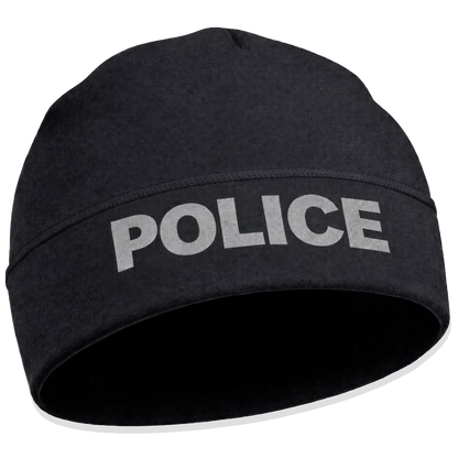 Black Police Beanie