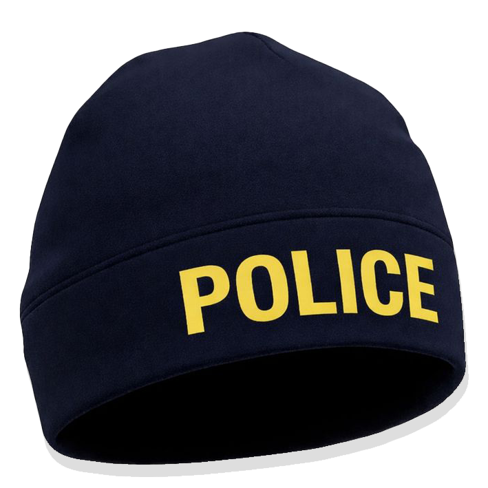 Blue Police Beanie