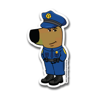 CHILL COP Sticker FULL UNIFORM