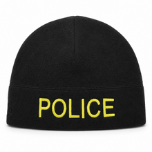 [POLICE] Black Operational Fleece Beanie (YLW)