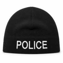 [POLICE] Black Operational Fleece Beanie (WHT)