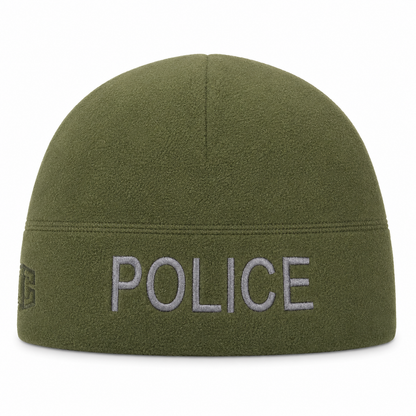 [POLICE] Green Operational Fleece Beanie (GRY)