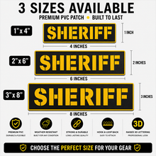 [SHERIFF] Tac-Ops PVC PATCH BLK/YLW