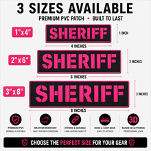 [SHERIFF] Tac-Ops PVC PATCH BLK/PNK