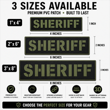 [SHERIFF] Tac-Ops PVC PATCH BLK/GRN