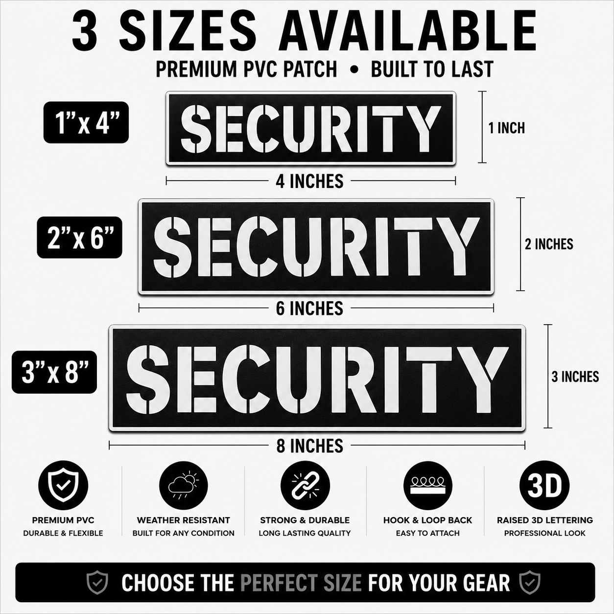 [SECURITY] Tac-Ops PVC PATCH BLK/WHI
