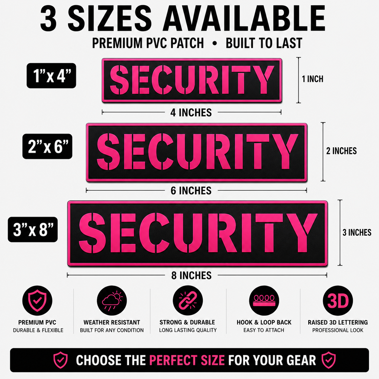 [SECURITY] Tac-Ops PVC PATCH BLK/PNK
