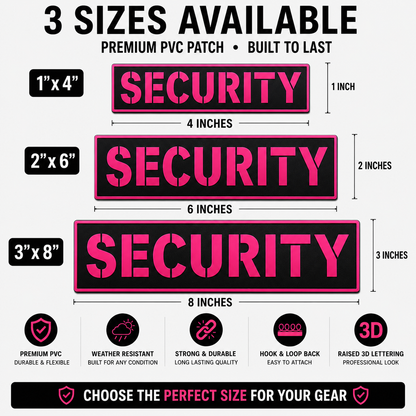 [SECURITY] Tac-Ops PVC PATCH BLK/PNK
