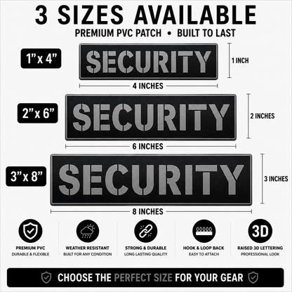 [SECURITY] Tac-Ops PVC PATCH BLK/GRY