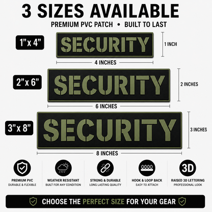 [SECURITY] Tac-Ops PVC PATCH BLK/GRN